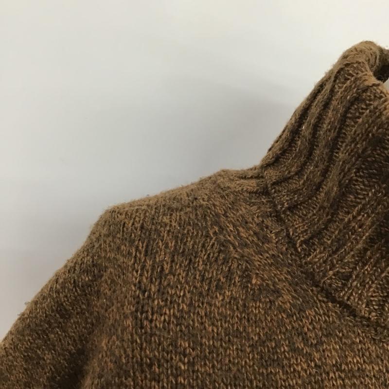 ローリーズファーム LOWRYS FARM ニット、セーター 長袖 FREE 無地 茶 / ブラウン / レディース USED 古着 中古 10087669