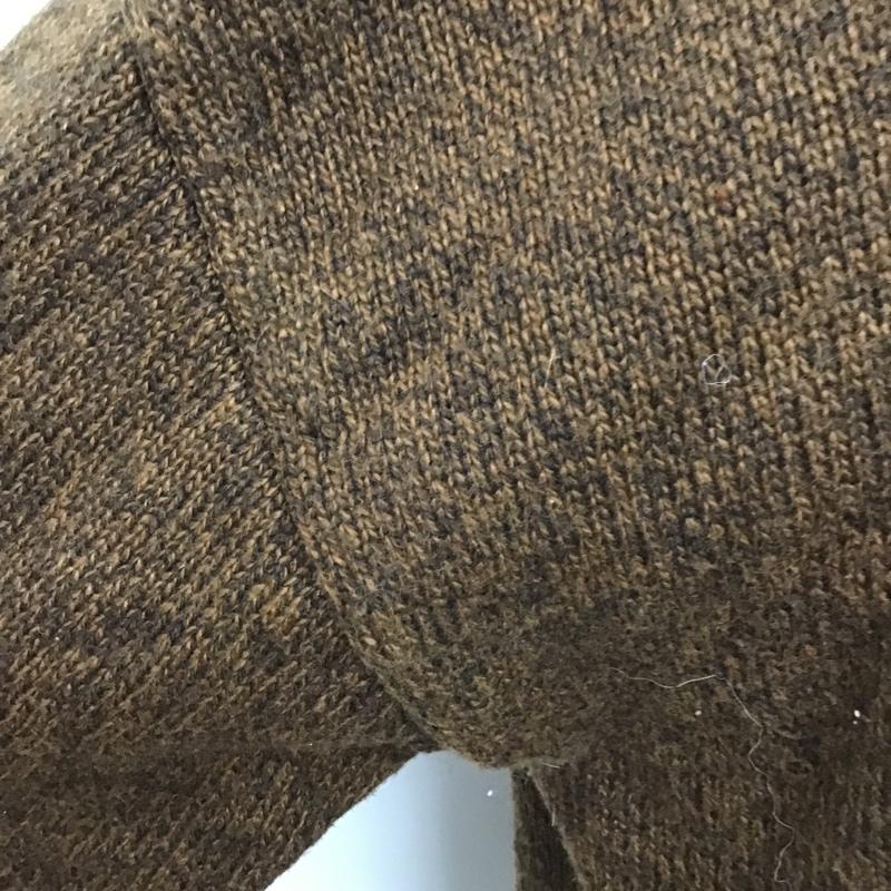 ローリーズファーム LOWRYS FARM ニット、セーター 長袖 FREE 無地 茶 / ブラウン / レディース USED 古着 中古 10087669