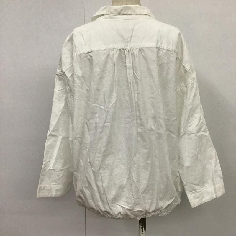 サマンサモスモス Samansa Mos2 シャツ、ブラウス 長袖 FREE 無地 白 / ホワイト / レディース USED 古着 中古 10087675