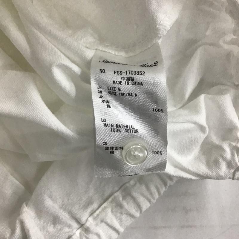 サマンサモスモス Samansa Mos2 シャツ、ブラウス 長袖 FREE 無地 白 / ホワイト / レディース USED 古着 中古 10087675
