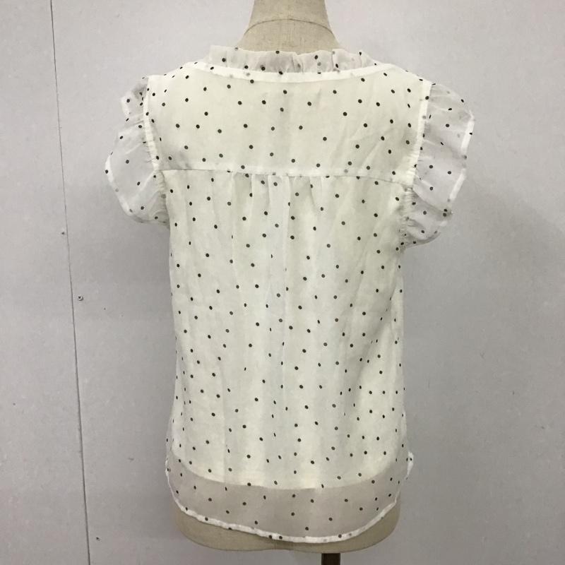 マジェスティックレゴン MAJESTIC LEGON シャツ、ブラウス 半袖 M ドット 白 / ホワイト / レディース USED 古着 中古 10087681