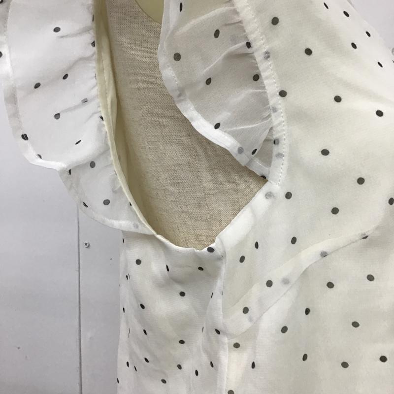 マジェスティックレゴン MAJESTIC LEGON シャツ、ブラウス 半袖 M ドット 白 / ホワイト / レディース USED 古着 中古 10087681