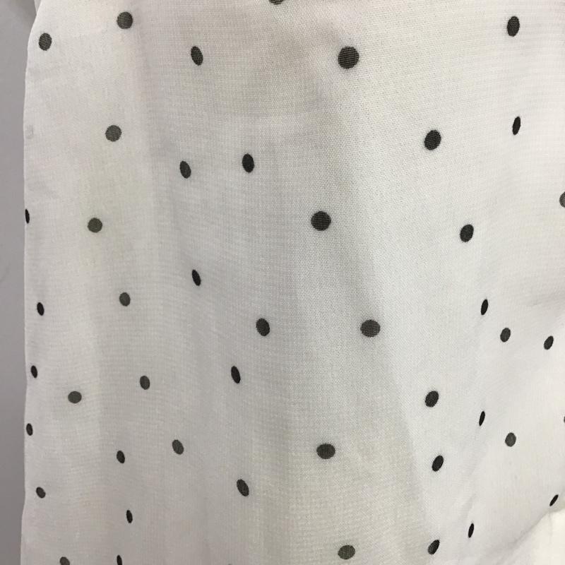 マジェスティックレゴン MAJESTIC LEGON シャツ、ブラウス 半袖 M ドット 白 / ホワイト / レディース USED 古着 中古 10087681