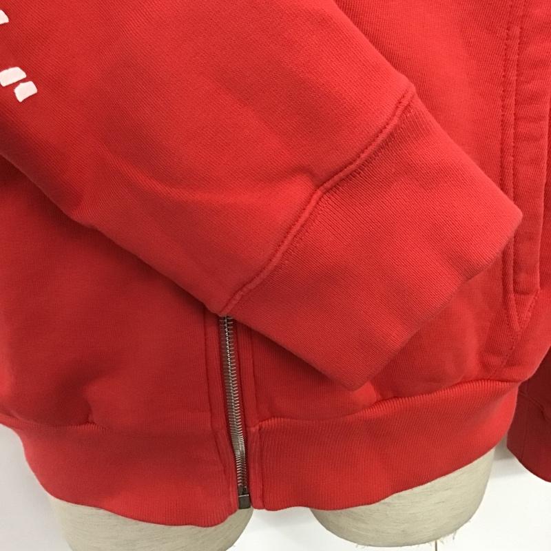 オフホワイト Off-White パーカー 長袖 OMBE001S19003005 MONNALISA ZIPPED HOODIE モナリザ L プリント 赤 / レッド / メンズ USED 古着 中古 10087709