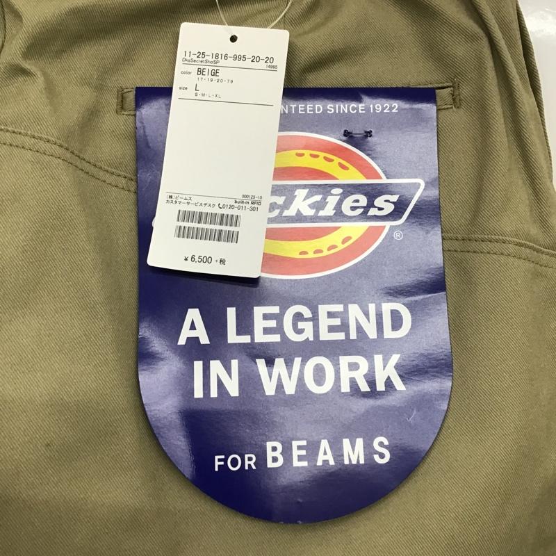 ディッキーズ Dickies パンツ ショートパンツ 11-25-1816-995-20-20 ビームス別注 L 無地 ベージュ / ベージュ / メンズ USED 古着 中古 10087755