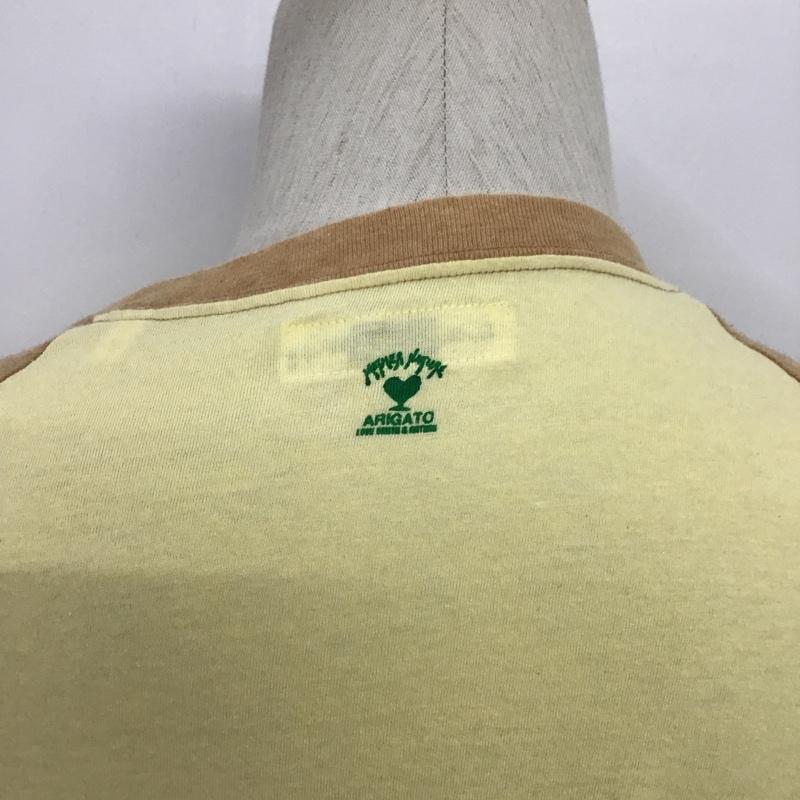 ハリウッドランチマーケット HRMARKET Tシャツ 長袖 ラグラン 3 ベージュ / ベージュ / X 黄 / イエロー / メンズ USED 古着 中古 10087827