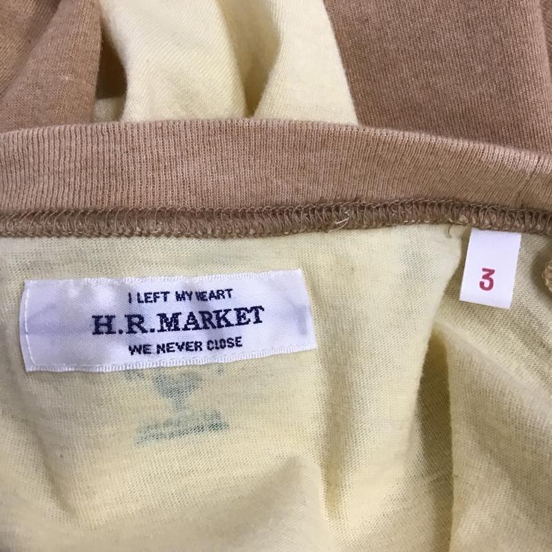 ハリウッドランチマーケット HRMARKET Tシャツ 長袖 ラグラン 3 ベージュ / ベージュ / X 黄 / イエロー / メンズ USED 古着 中古 10087827