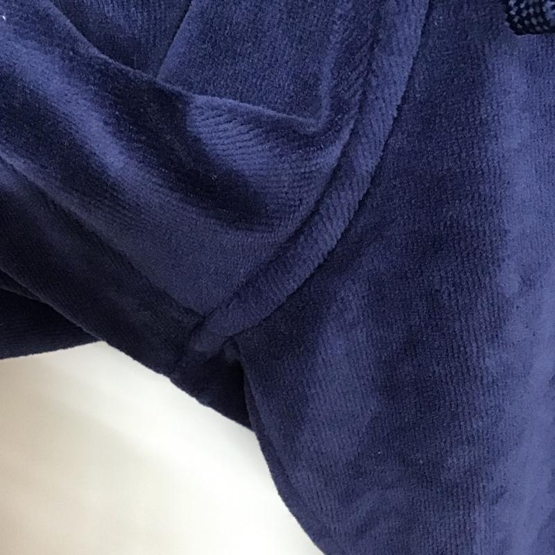 ブラックウィドー BLACK WEIRDOS ボトムス ボトムス ベロアトラックパンツ L ワンポイント 紺 / ネイビー / メンズ USED 古着 中古 10087875