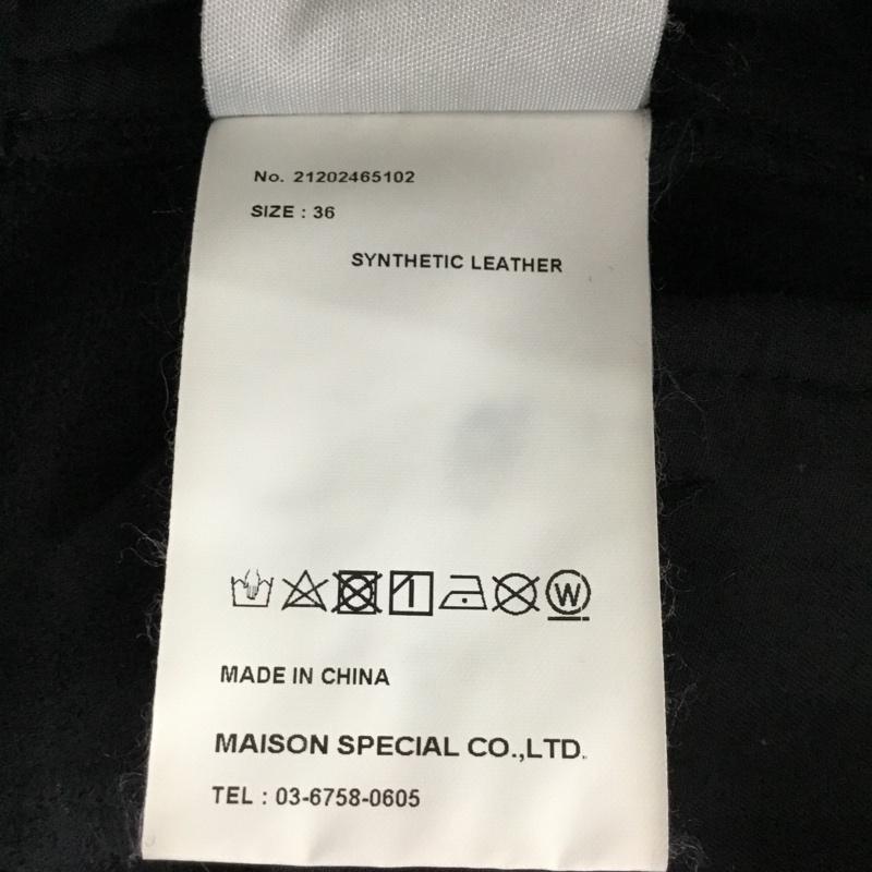 メゾンスペシャル MAISON SPECIAL ボトムス ボトムス M 無地 黒 / ブラック / レディース USED 古着 中古 10087957