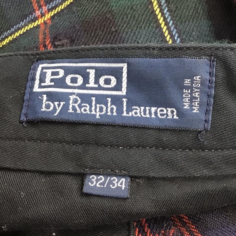 ポロバイラルフローレン Polo by RALPH LAUREN パンツ スラックス 32インチ チェック マルチカラー / マルチカラー / メンズ USED 古着 中古 10088005