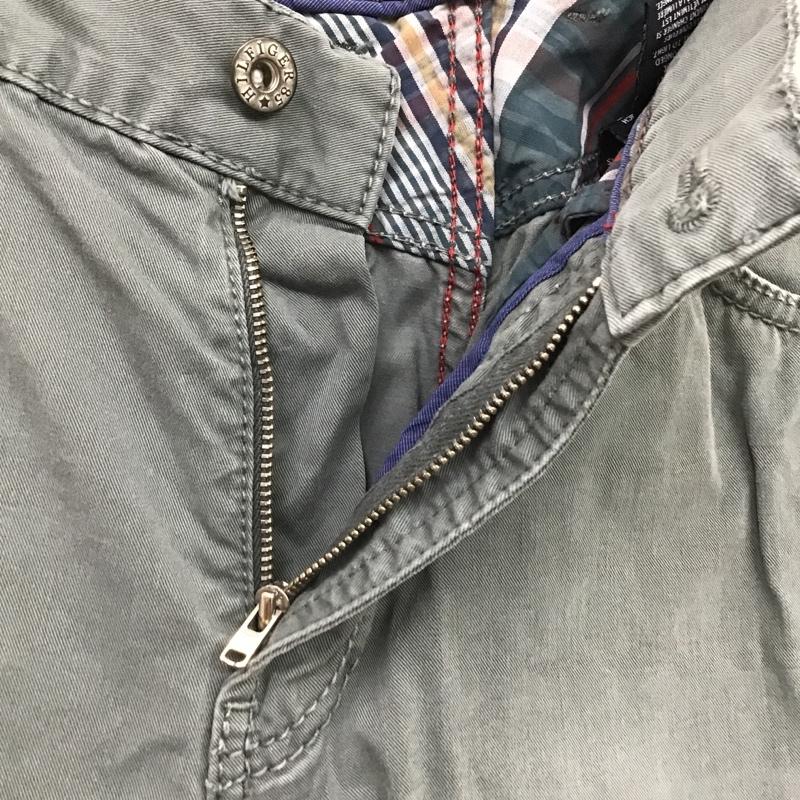 トミーヒルフィガー TOMMY HILFIGER パンツ スラックス 34インチ 無地 マルチカラー / マルチカラー / メンズ USED 古着 中古 10088006