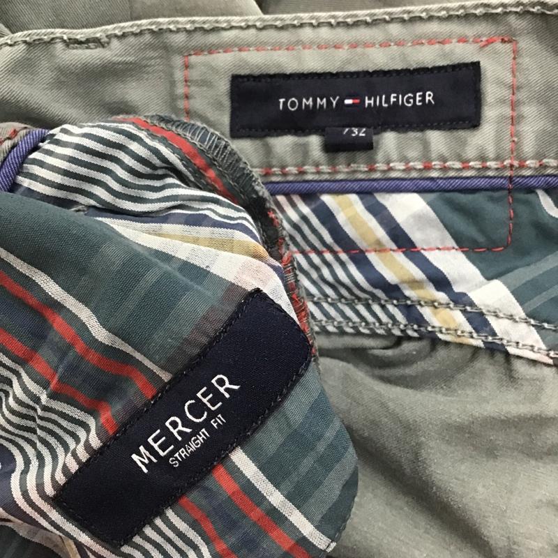 トミーヒルフィガー TOMMY HILFIGER パンツ スラックス 34インチ 無地 マルチカラー / マルチカラー / メンズ USED 古着 中古 10088006