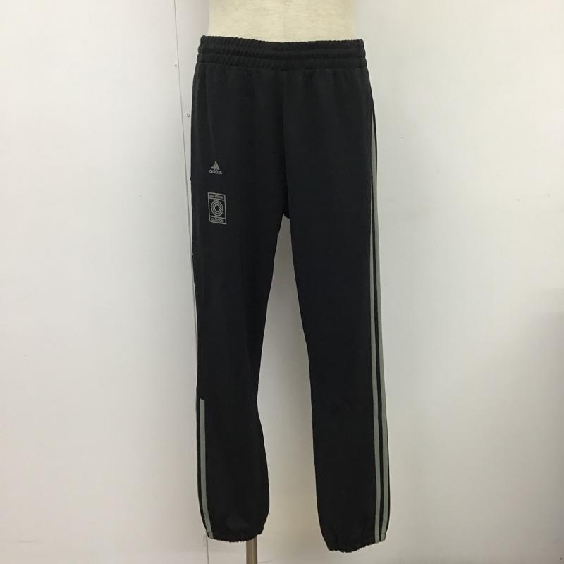アディダス adidas ボトムス ボトムス トラックパンツ 無地 黒 / ブラック / メンズ USED 古着 中古 10088028