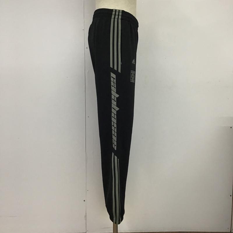 アディダス adidas ボトムス ボトムス トラックパンツ 無地 黒 / ブラック / メンズ USED 古着 中古 10088028