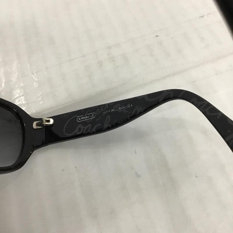 コーチ COACH めがね・サングラス サングラス ロゴ、文字 黒 / ブラック / レディース USED 古着 中古 10088067
