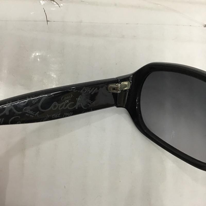 コーチ COACH めがね・サングラス サングラス ロゴ、文字 黒 / ブラック / レディース USED 古着 中古 10088067