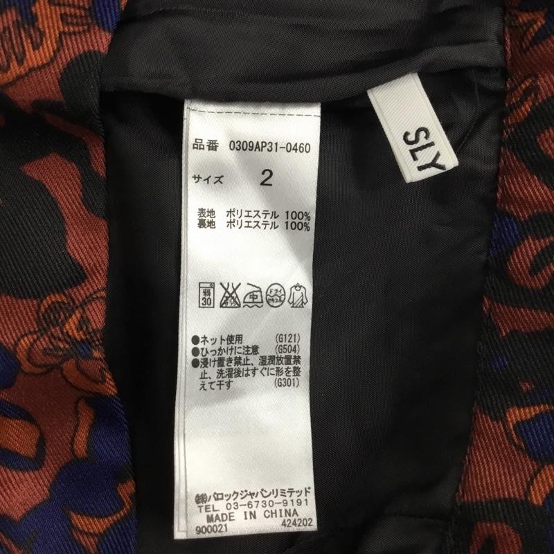 スライ SLY スカート ミニスカート 0309AP31-0460 NOSTALGIA FLORAL SK 2 総柄 えんじ / ワインレッド / レディース USED 古着 中古 10088077