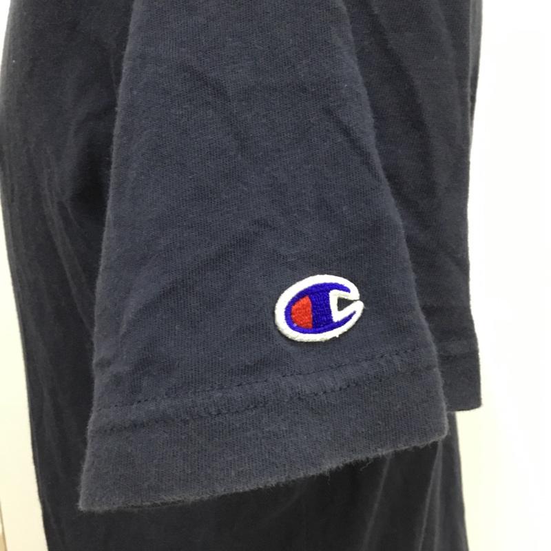 チャンピオン Campion Tシャツ 半袖 M 無地 紺 / ネイビー / メンズ USED 古着 中古 10088118