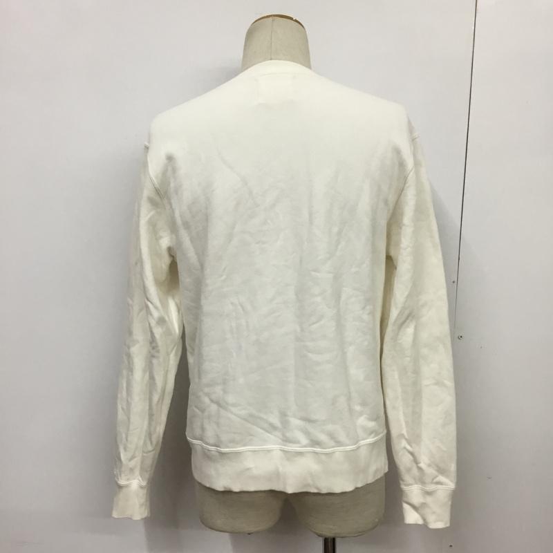 チャンピオン Campion トレーナー 長袖 M 無地 白 / ホワイト / メンズ USED 古着 中古 10088121