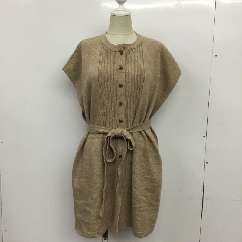 ローリーズファーム LOWRYS FARM ベスト ベスト LF620202TS ニットベスト FREE 無地 ベージュ / ベージュ / レディース USED 古着 中古 10088125