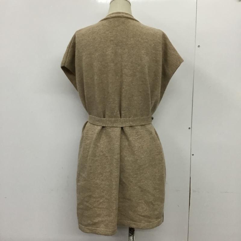 ローリーズファーム LOWRYS FARM ベスト ベスト LF620202TS ニットベスト FREE 無地 ベージュ / ベージュ / レディース USED 古着 中古 10088125