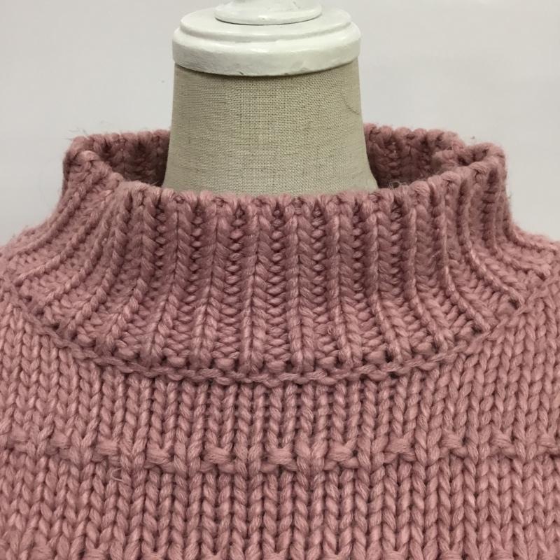 マウジー MOUSSY ニット、セーター 長袖 010EAW70-0320 FREE 無地 桃 / ピンク / レディース USED 古着 中古 10088130