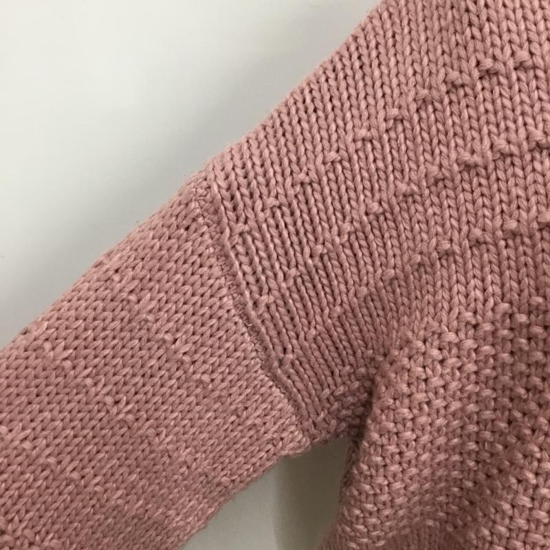 マウジー MOUSSY ニット、セーター 長袖 010EAW70-0320 FREE 無地 桃 / ピンク / レディース USED 古着 中古 10088130