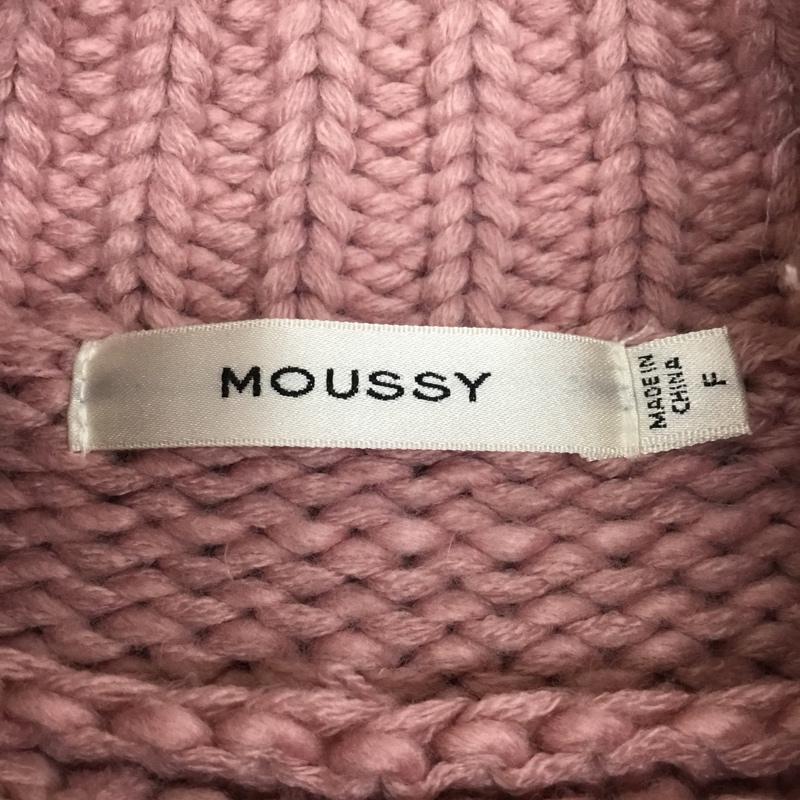 マウジー MOUSSY ニット、セーター 長袖 010EAW70-0320 FREE 無地 桃 / ピンク / レディース USED 古着 中古 10088130
