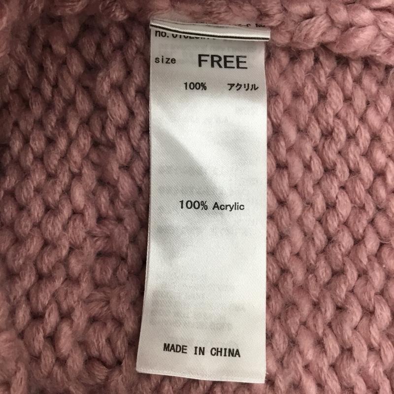 マウジー MOUSSY ニット、セーター 長袖 010EAW70-0320 FREE 無地 桃 / ピンク / レディース USED 古着 中古 10088130