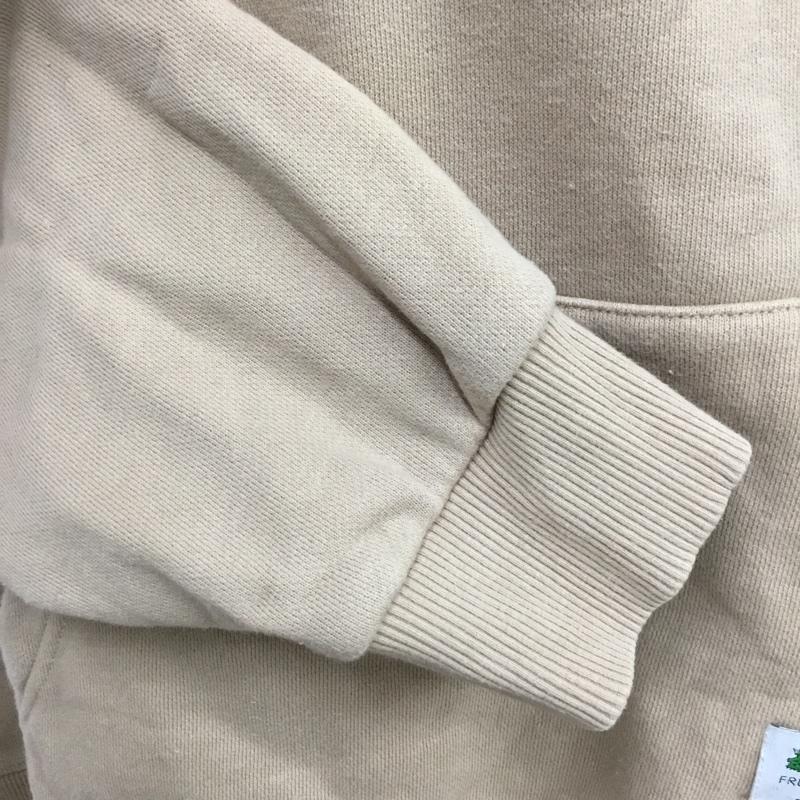 フルーツオブザルーム FRUIT OF THE LOOM パーカー 長袖 フーディ M 無地 ベージュ / ベージュ / レディース USED 古着 中古 10088134