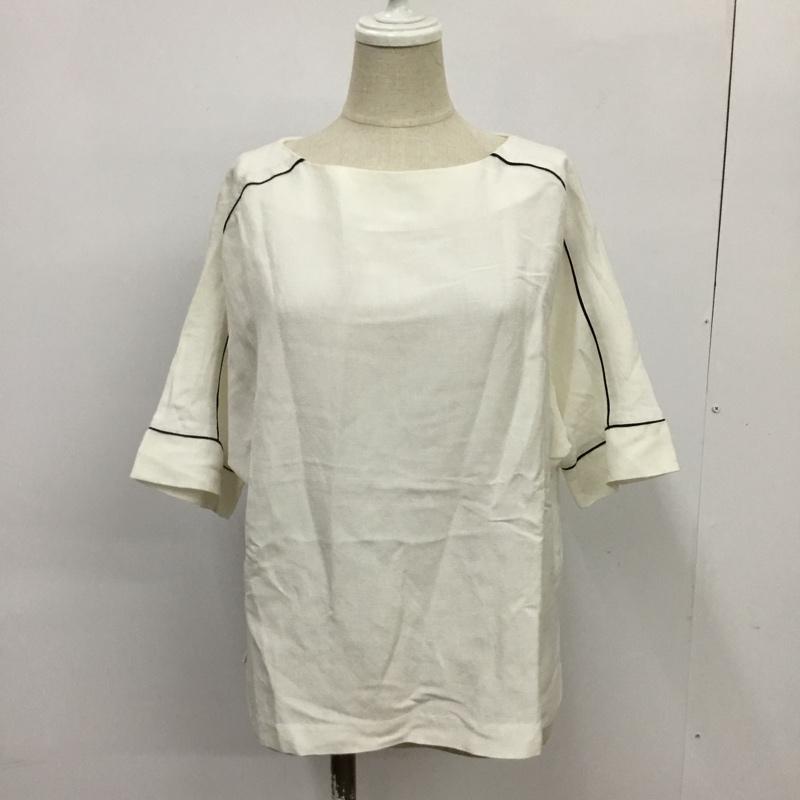 アクアガール aquagirl カットソー 半袖 38 無地 白 / ホワイト / レディース USED 古着 中古 10088141