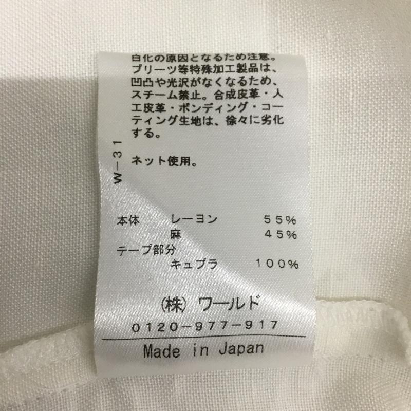 アクアガール aquagirl カットソー 半袖 38 無地 白 / ホワイト / レディース USED 古着 中古 10088141