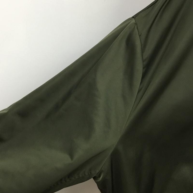 ザラ ZARA ジャケット、上着 ジャンパー、ブルゾン リバーシブル S 無地 カーキ / カーキ / X 茶 / ブラウン / レディース USED 古着 中古 10088142