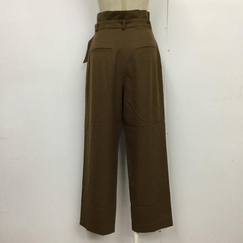 ジャーナルスタンダード JOURNAL STANDARD ボトムス ボトムス 17-030-370-7090-3-0 ワイドパンツ 36 無地 茶 / ブラウン / レディース USED 古着 中古 10088150