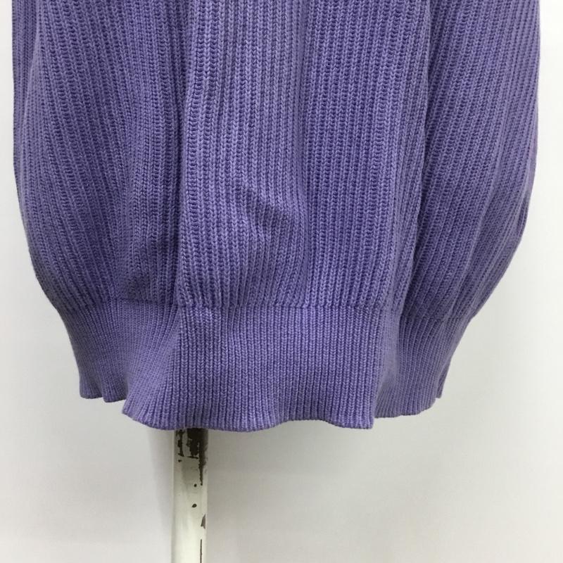 ザラ ZARA ベスト ベスト ニットベスト L 無地 紫 / パープル / レディース USED 古着 中古 10088160