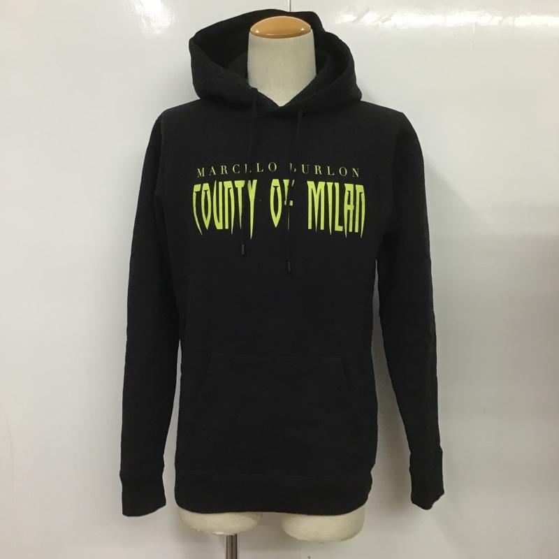 マルセロ・バーロン MARCELO BURLON パーカー 長袖 XS プリント 黒 / ブラック / メンズ USED 古着 中古 10088282
