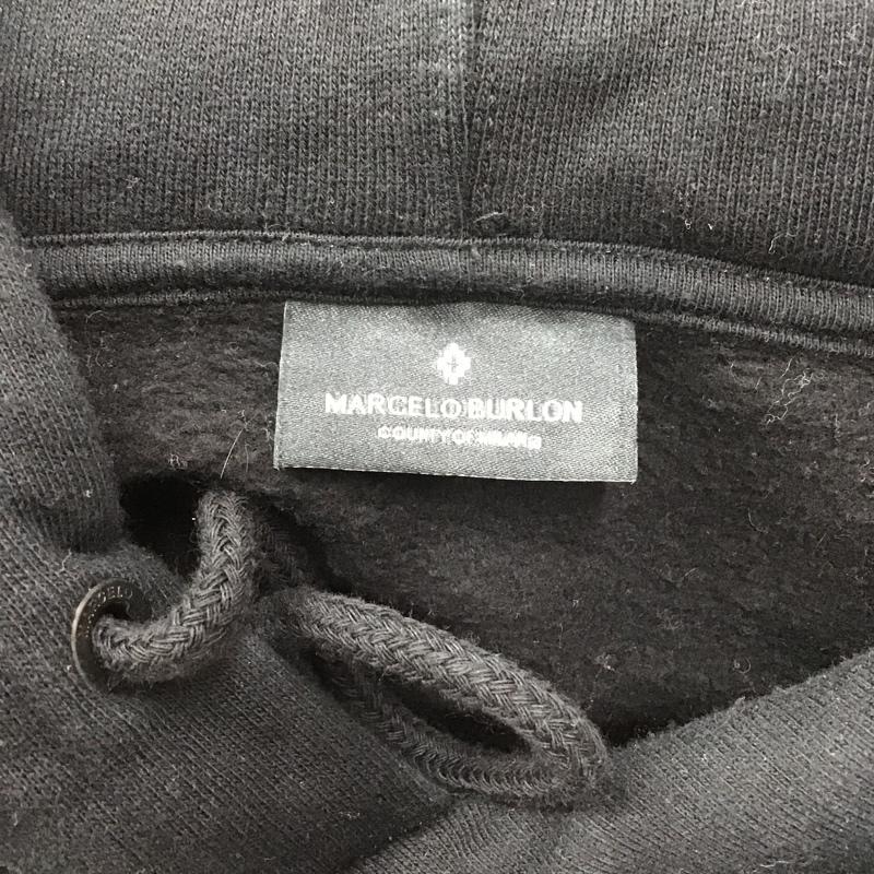 マルセロ・バーロン MARCELO BURLON パーカー 長袖 XS プリント 黒 / ブラック / メンズ USED 古着 中古 10088282