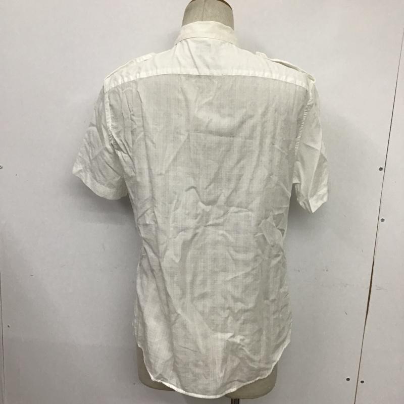 ポールスミス Paul Smith シャツ、ブラウス 半袖 M 無地 白 / ホワイト / メンズ USED 古着 中古 10088307