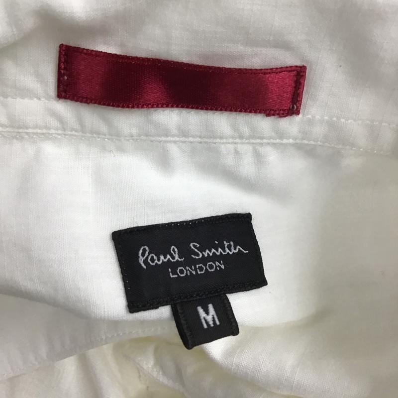 ポールスミス Paul Smith シャツ、ブラウス 半袖 M 無地 白 / ホワイト / メンズ USED 古着 中古 10088307