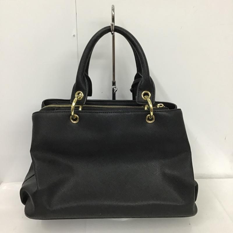 アンドシュエット & chouette ハンドバッグ ハンドバッグ ロゴ、文字 黒 / ブラック / レディース USED 古着 中古 10088315