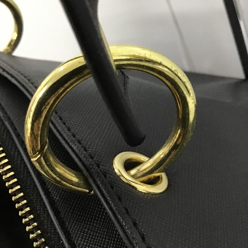 アンドシュエット & chouette ハンドバッグ ハンドバッグ ロゴ、文字 黒 / ブラック / レディース USED 古着 中古 10088315