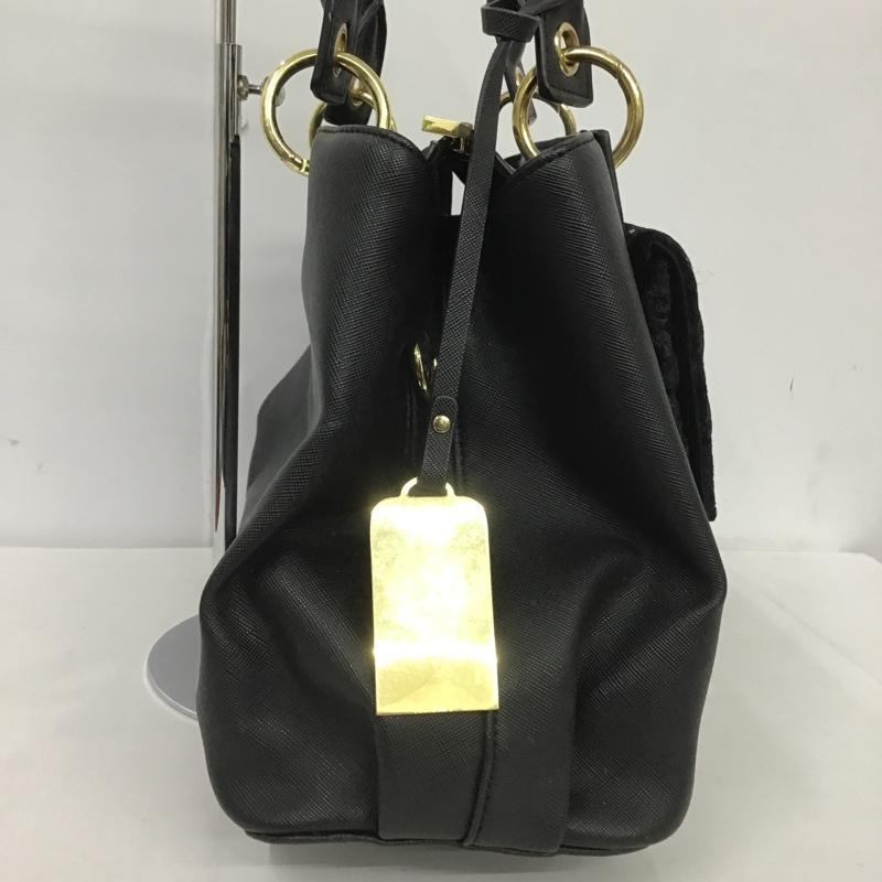 アンドシュエット & chouette ハンドバッグ ハンドバッグ ロゴ、文字 黒 / ブラック / レディース USED 古着 中古 10088315
