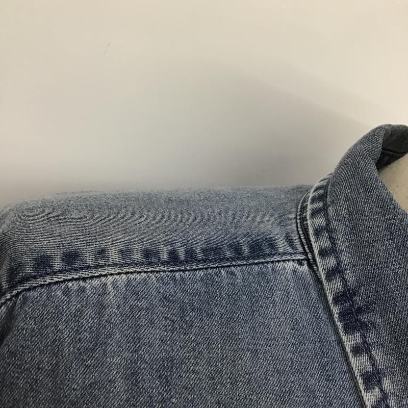 ノーティカ NAUTICA シャツ、ブラウス 長袖 L 無地 水色 / ライトブルー / メンズ USED 古着 中古 10088323