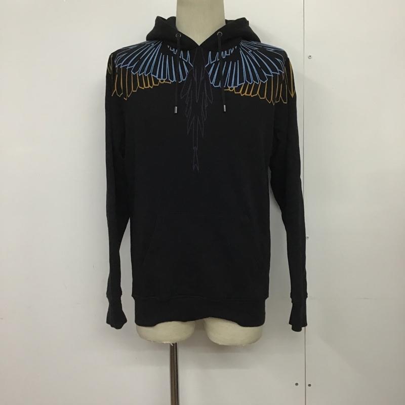 マルセロ・バーロン MARCELO BURLON パーカー 長袖 XS 無地 黒 / ブラック / メンズ USED 古着 中古 10088325