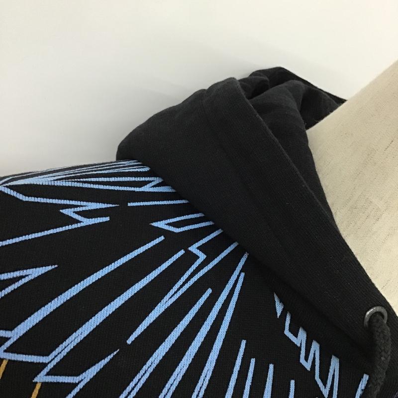 マルセロ・バーロン MARCELO BURLON パーカー 長袖 XS 無地 黒 / ブラック / メンズ USED 古着 中古 10088325