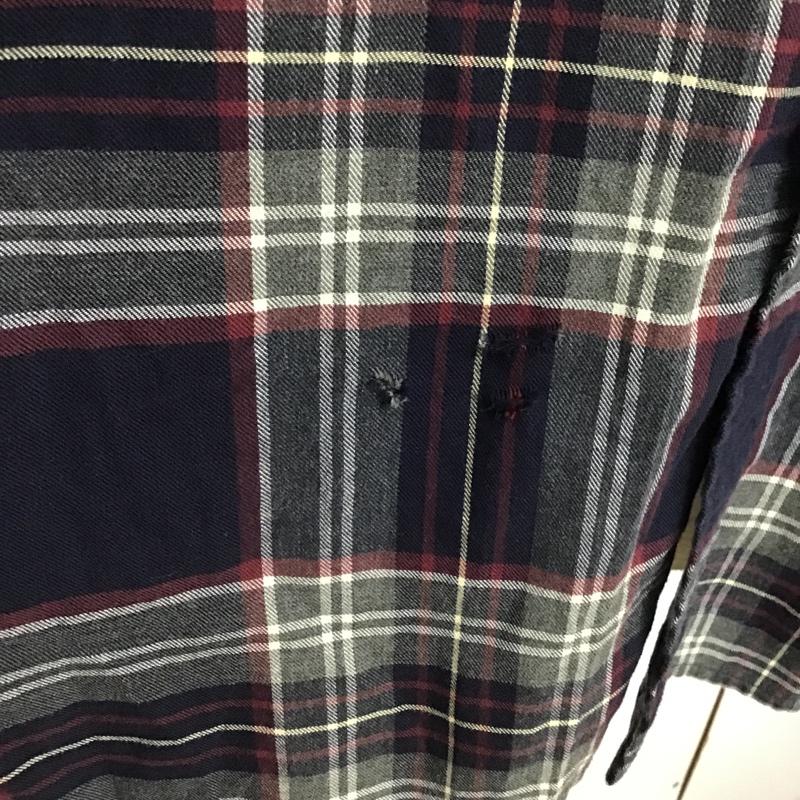 ノーティカ NAUTICA シャツ、ブラウス 長袖 ボタンダウンシャツ M チェック マルチカラー / マルチカラー / メンズ USED 古着 中古 10088330
