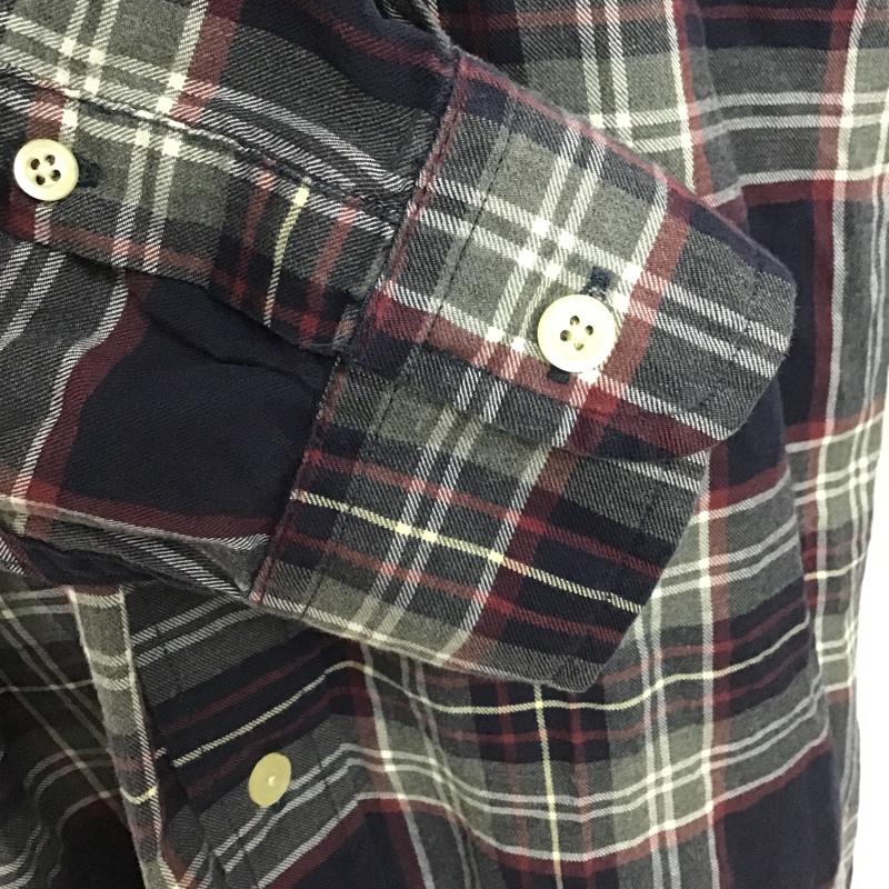 ノーティカ NAUTICA シャツ、ブラウス 長袖 ボタンダウンシャツ M チェック マルチカラー / マルチカラー / メンズ USED 古着 中古 10088330