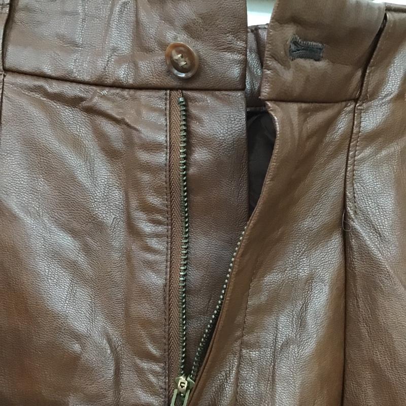 フリークスストア FREAK'S STORE ボトムス ボトムス 211-3412 フェイクレザーパンツ M 無地 茶 / ブラウン / レディース USED 古着 中古 10088430