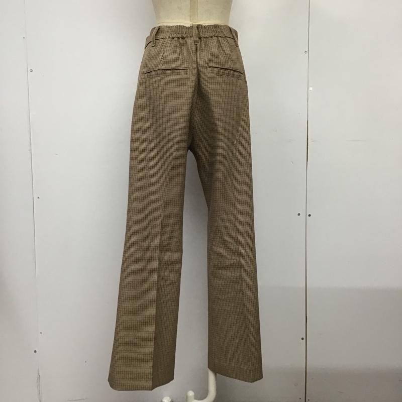 ローリーズファーム LOWRYS FARM パンツ スラックス LF520043AD タック センタープレス L 千鳥格子 ベージュ / ベージュ / X 黒 / ブラック / X 赤 / レッド / レディース USED 古着 中古 10088442