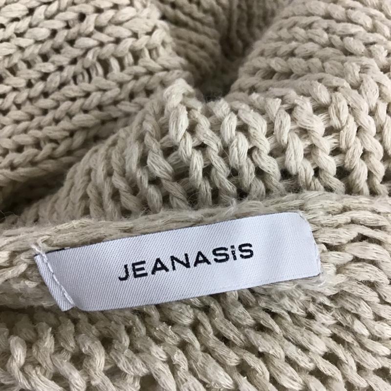 ジーナシス JEANASIS ニット、セーター 長袖 JS063290MC コットンニット FREE 無地 アイボリー / アイボリー / レディース USED 古着 中古 10088451